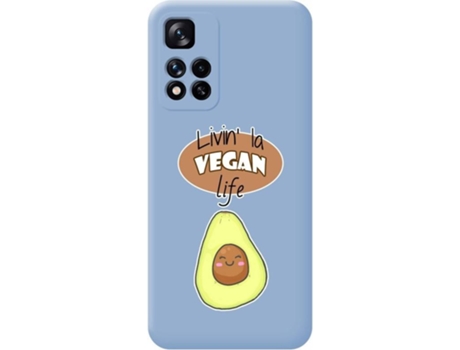 Carcasa para Xiaomi Redmi Note 11 Pro+ Plus 5G TUMUNDOSMARTPHONE Silicona Líquida Dibujos Azul