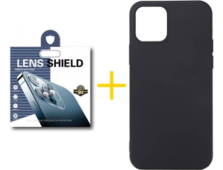 Carcasa + 1 Protector de Cámara para iPhone 12 Pro Max SKYHE Negro