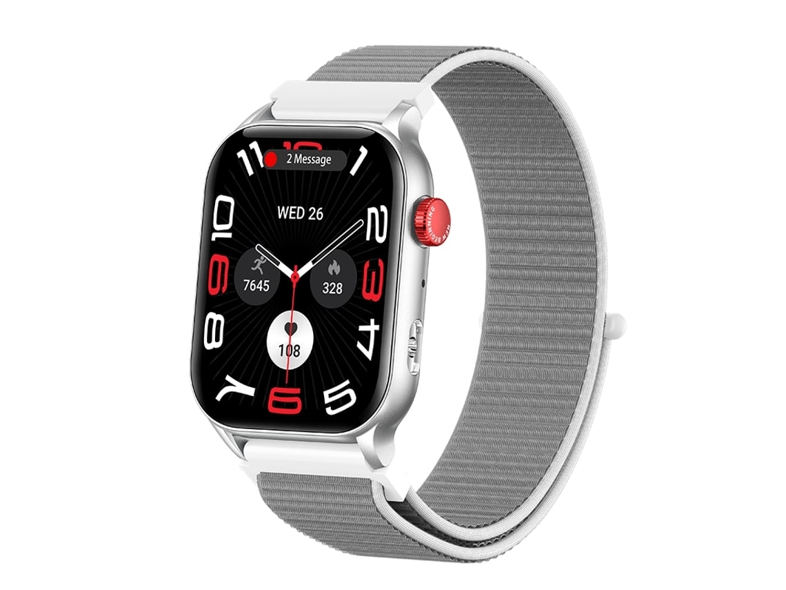 Reloj inteligente Kr86 con llamadas Bluetooth, inteligencia artificial, asistente de voz, descanso al mediodía, monitoreo del sueño nocturno, correa de tela Pr Chennnls