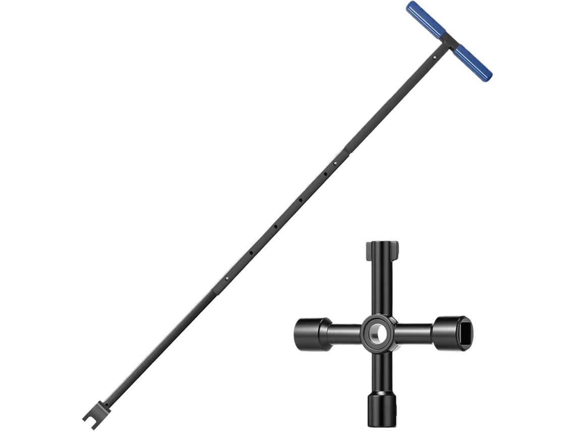 Llave para medidor de agua | Válvula de retención en T, llave ajustable, válvula de jardín, para Gram Gokoco