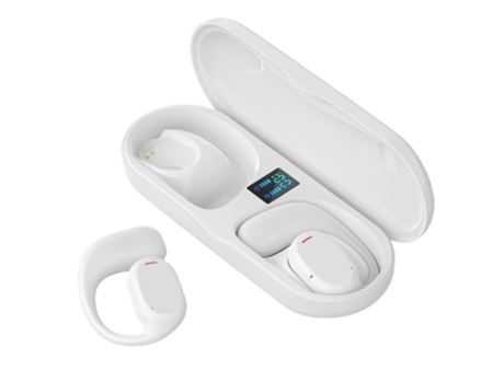 ELKUAIE Auriculares de conducción de aire de oreja abierta para niños y adultos Bluetooth 5.3 Ear Buds