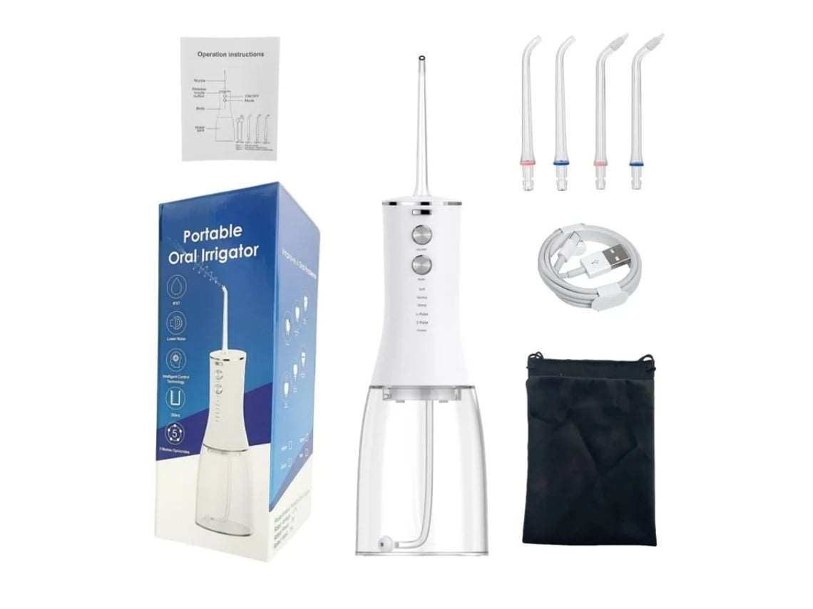 Irrigador bucal portátil Yizhood F315a blanco