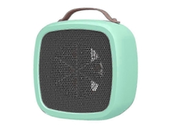 Mini calentador eléctrico portátil con ventilador, ideal para baño y oficina, 500 W Chennnls (verde)