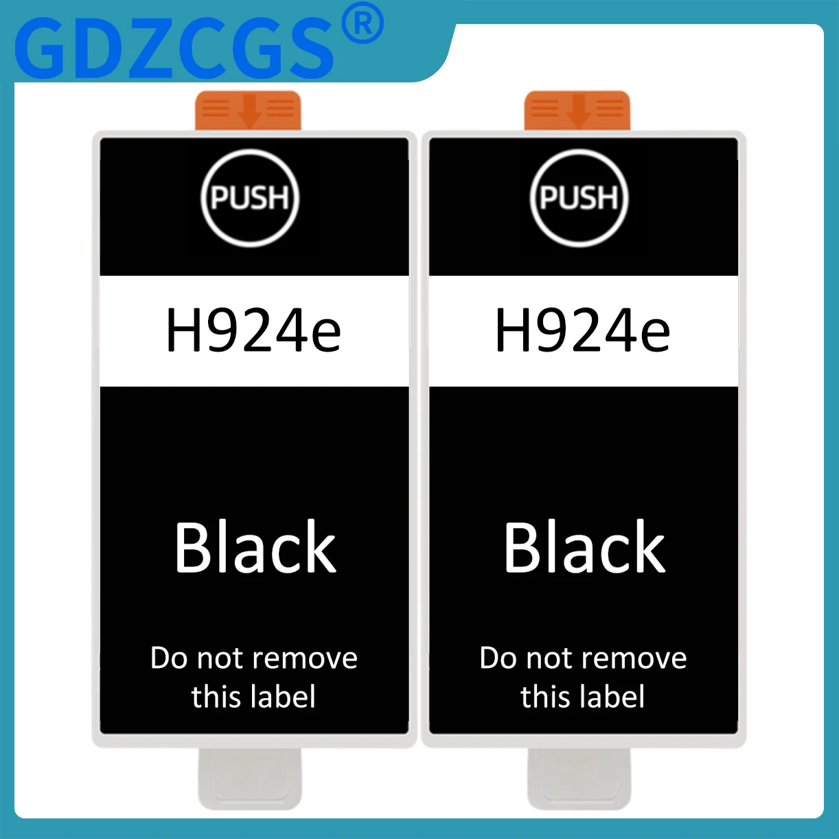 2 Cartuchos De Tinta Negra N.° 924, 924e Y 924xl Compatibles Con Hp Officejet Pro 8135e, 8134e, 8132e, 8122e, 8124e, 8125e, 8120e Y 8130e.