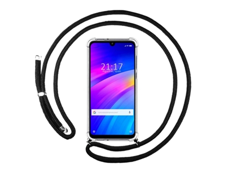 Carcasa Xiaomi Redmi 7 TUMUNDOSMARTPHONE Colgante Negro