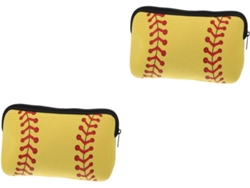 Juego De 2 Neceseres De Viaje De Neopreno Para Mujer Con Estampado De Béisbol, Que Contienen