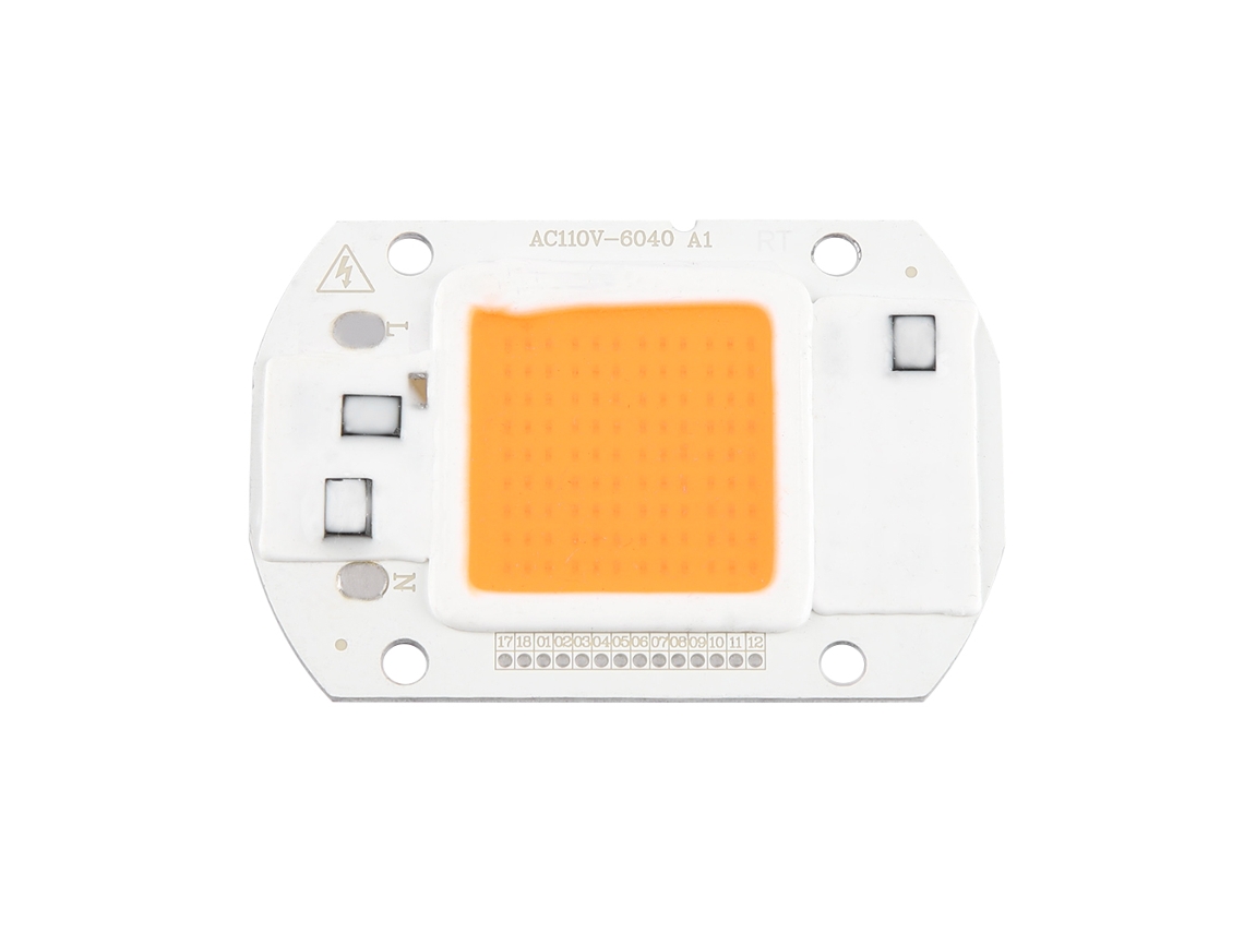 Lámpara Led Cob De Espectro Completo De 20 W Para Plantas Ornamentales Y Flores, 110 V