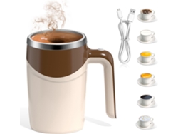 Taza De Café Automezcladora Automática, Mezcla Automática De Café, Leche, Proteína En Polvo, Chocolate, Cacao (marrón)
