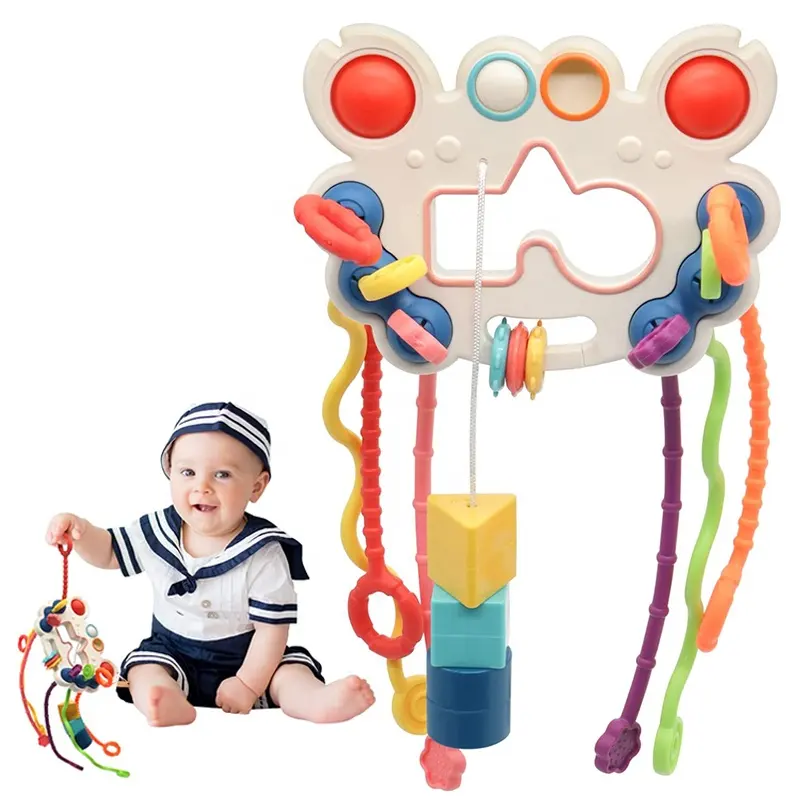 Juguetes Montessori para bebés de 12 a 18 meses, Juguetes para bebés de 6 a 12 meses, Juguetes sensoriales azules de Digitallab
