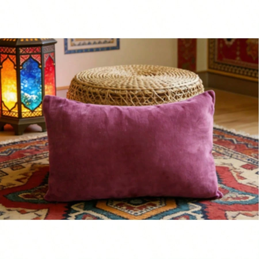 Conjunto 2 Almofadas Veludo Chenille Sofá Cama Design Sofisticado