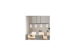 Zmh Lámpara Colgante Moderna Para Comedor, 4 Llamas, Gu10, Para Salón, Pasillo