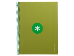 Cuaderno LIDERPAPEL Série Antartik 90g/m² verde, horizontal (A4)