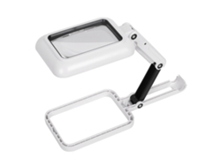 Lupa Plegable De Mano Y De Sobremesa Con Iluminación Led Cálida Y Fría Para Leer.