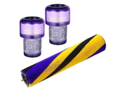 Para cepillos de rodillo fino V12, accesorios para aspiradora con filtro HEPA