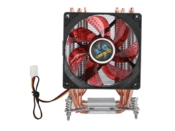 Enfriador De Cpu De 2200rpm Con 6 Heatpipe, Luz Roja, Disipación Rápida De Calor Y Ventilador De Cpu De Doble Torre