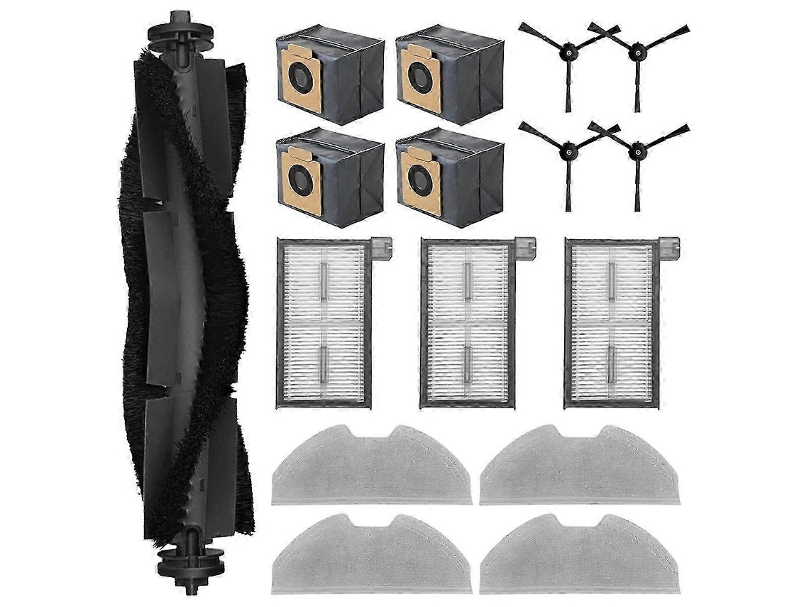 Repuestos Para El Cepillo Lateral Principal, Filtro Hepa, Paño De Limpieza Y Bolsas Para Aspiradora Robot X8 Pro