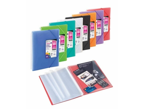 Carpeta Clasificadora Carchivo Archivex-Star Transparente Goma A4 Velcro