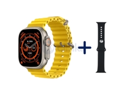 Smartwatch K950 con 2 Correas Amarillas CLINKS