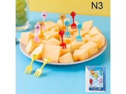 Priscillas Fruit For Kids Lindos Mini Platos Bento De Verduras Palillos De Dientes N3