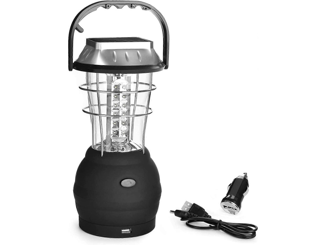 Omni-luz Solar Para Camping Led Ultra Brilhante, 2 Modos Ajustáveis, 5 Métodos De Carga Com Gerador De Manivela E Bateria Portátil Usb