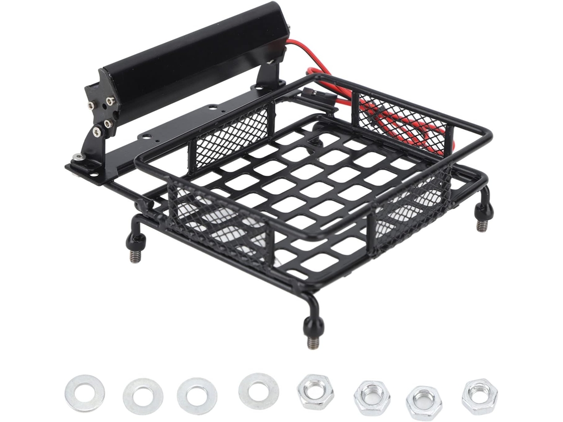 Barras De Techo Para Coches Rc Con Luz Led Para Accesorios De Mejora