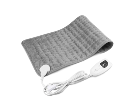 Manta Eléctrica Pequeña - Estándar Usa 110V-76X40Cm Gris Plata - Calentamiento Rápido JEIIBRZUI