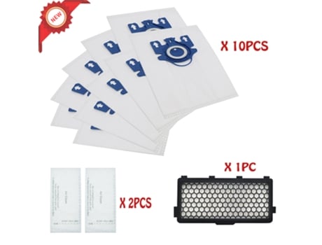 Bolsas de polvo de protección del Motor con filtro Hepa para bolsas de aspiradora Miele 3D Gn S5000 S8000 piezas de repuesto completas C2 C3 S5 S8 ...