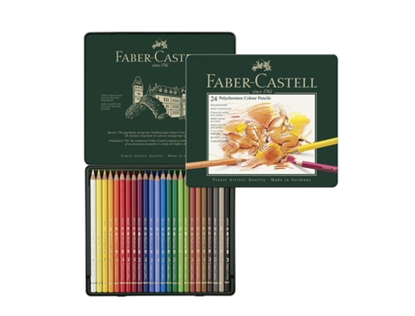 Caixa 24 Lápis FABER CASTELL Polychromos