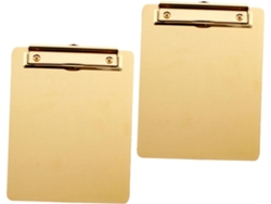 Prancheta De Aço Inoxidável De 2 Peças Para Documentos, De Mesa Multifuncional, Leve E Compacta, Casa E