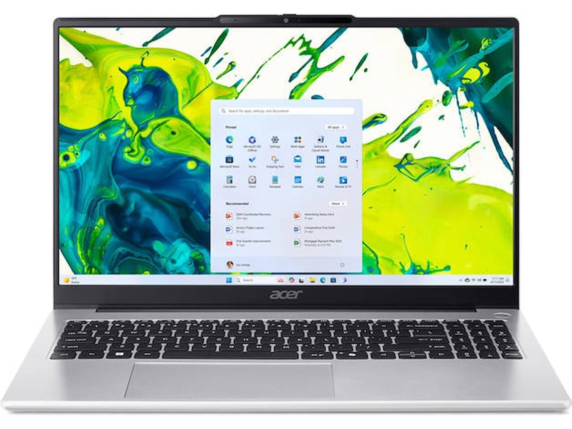 Portátil ACER Aspire Lite 15 AL15-45P-R25N (15.6'' - AMD Ryzen 7 5825U - RAM: 16 GB - 512 GB SSD - AMD Radeon Graphics)