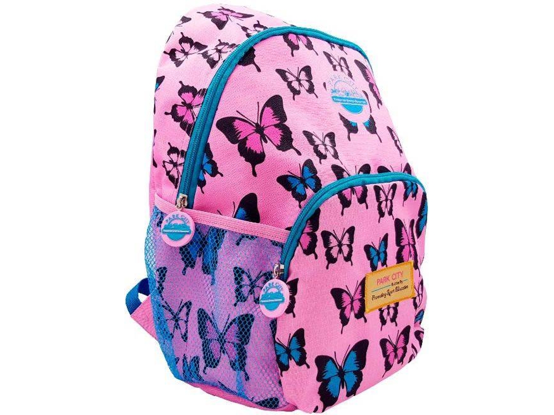 Mochila Escolar PARK CITY Butterfly Rosa (31x27x2 cm)