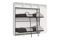 Cama de Matrimonio Kando Fresno Colchones ITAMOBY Blanco (220x100x155cm)