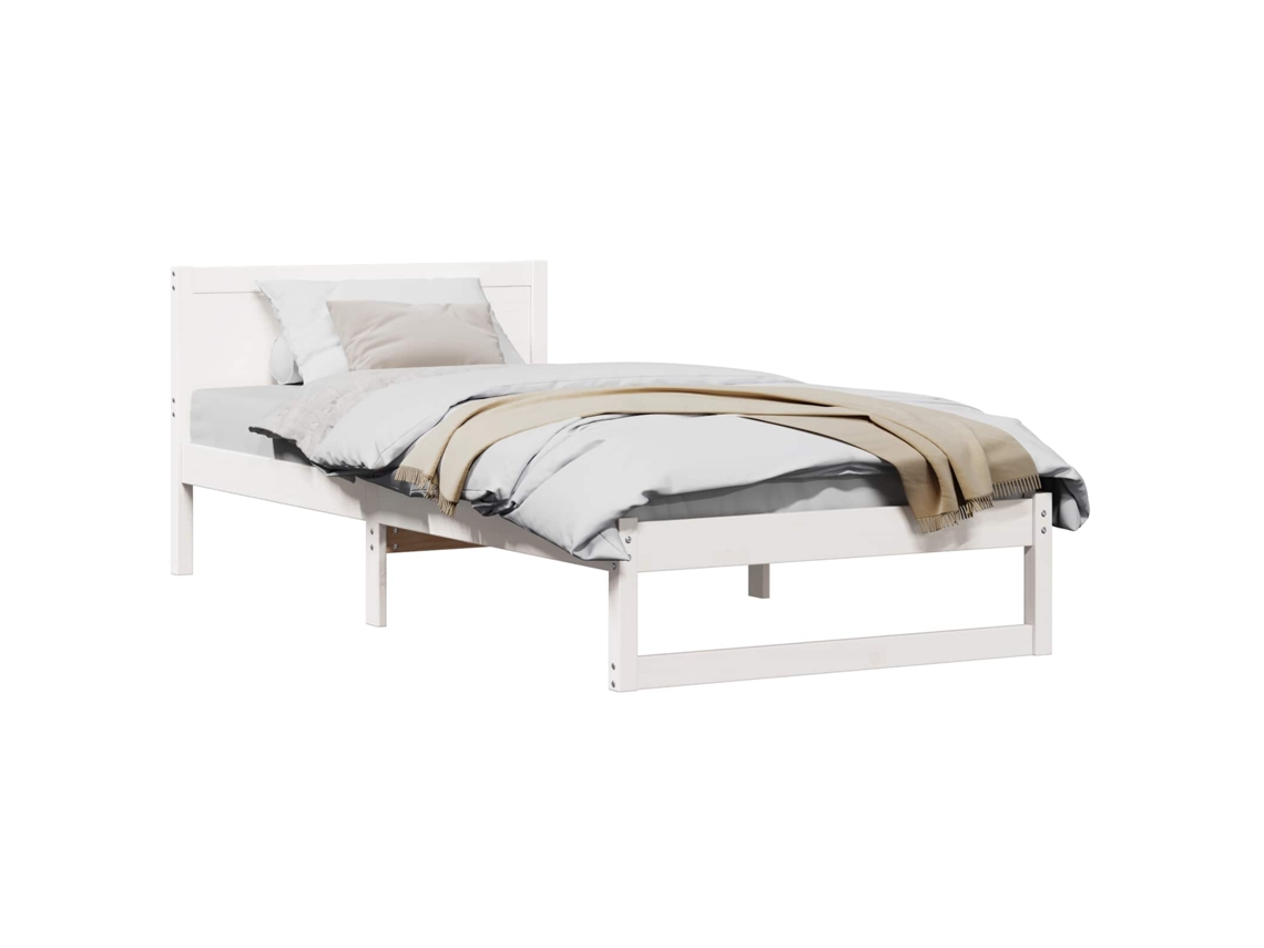 Maison Exclusive - Estructura De Cama 75 X 190 Cm Madera De Pino Macizo