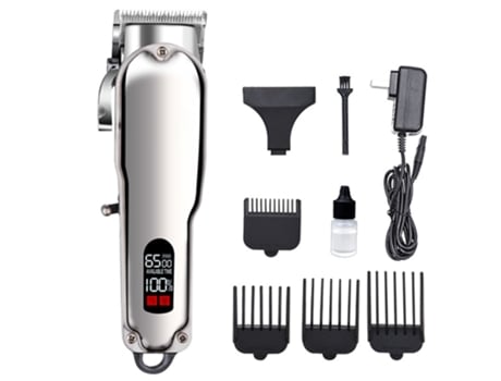 Cortapelos para hombres profesionales - Cortapelos de peluquero inalámbricos para cortar el pelo, recortador de barba JEDBESETZT
