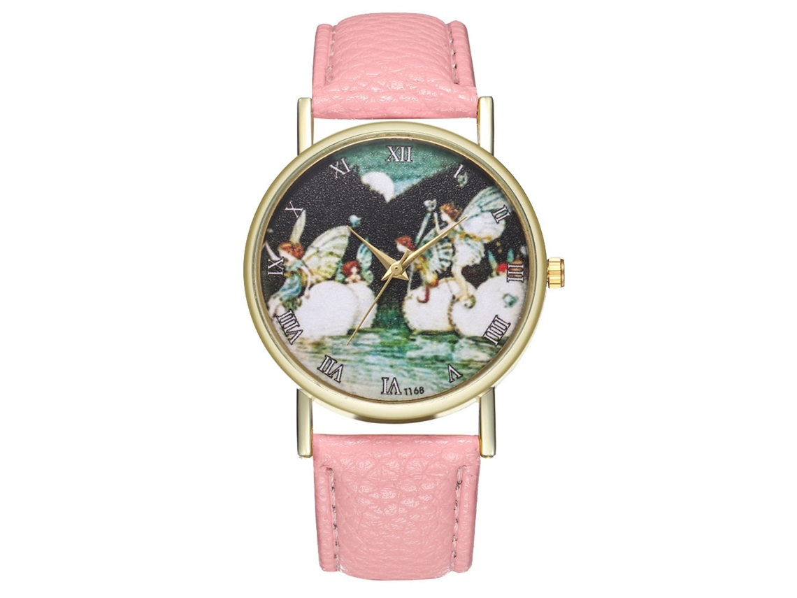 Reloj De Pulsera Para Mujer De Cuarzo Zhoulianfa Rosa Moderno Estudiantes