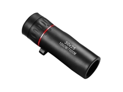 Telescopio monocular 30x25 HD con visión nocturna y zoom de 10x, color negro Yizhood (145)