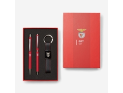 Conjunto De Bolígrafos Con Llavero Negro Sl Benfica