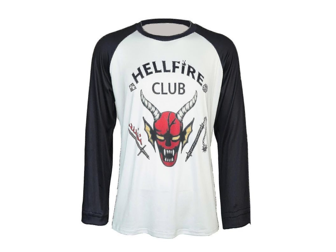 Camiseta Para Adultos Del Club Fuego Infernal De Stranger Things 4 (2022) Divertida Comedia Tallas S A 5xl