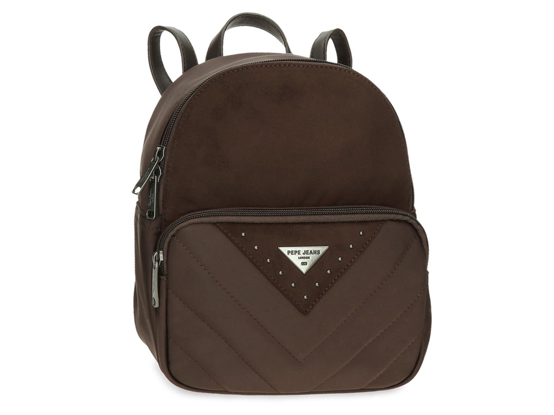 Mochila informal Natalie 25cm Marrón Pepe Jeans