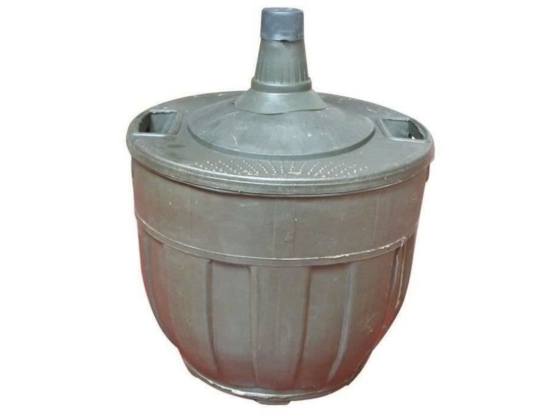 Duhalle - Jarra de vidrio - 20 L - Marco de plástico gris