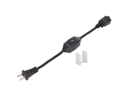 Cable De Extensión Con Interruptor De Encendido/apagado, 2 Clavijas, Polarizado, 0,32 M, 16 Awg