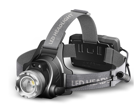 Linterna Frontal Recargable USB para Acampar y Correr Incluye Linterna Frontal Negra BISBISOUS VIGA EUROPE