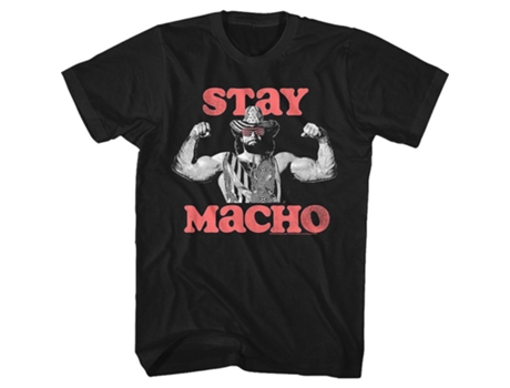 Camiseta ROCKINSTONE Stay Macho Randy Savage (S)