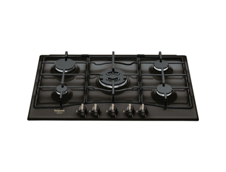 Placa de Gas HOTPOINT PCN 750 T (75 cm - Negro)