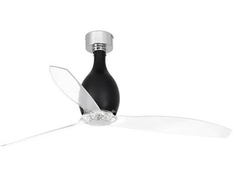 Ventilador de Techo FARO BARCELONA Mini Eterfan Negro (32 W - Diámetro 128 cm)