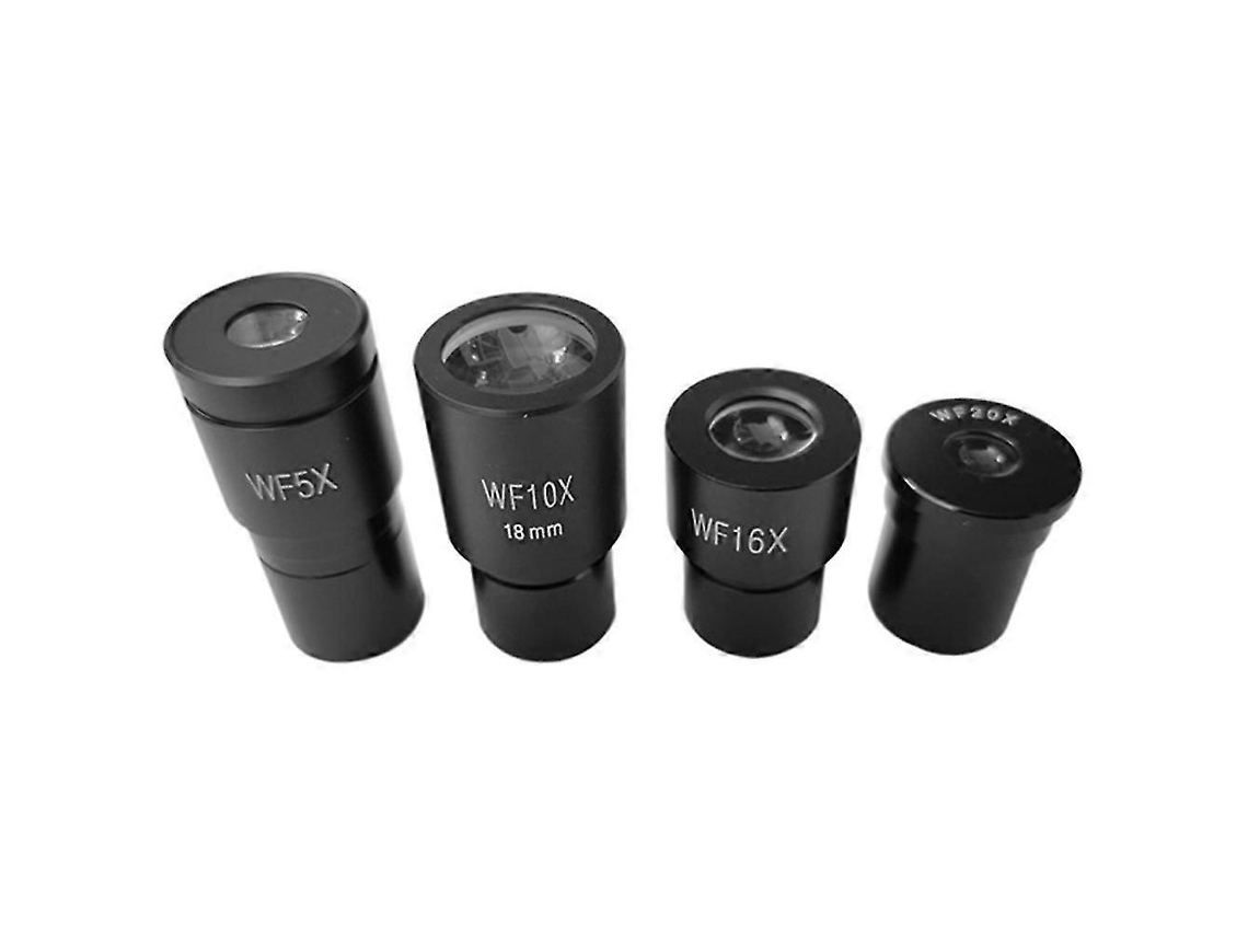 Lentes oculares para microscopio biológico Wf5x Wf10x Wf16x Wf20x - Accesorios para lentes de microscopio, lente gran angular.