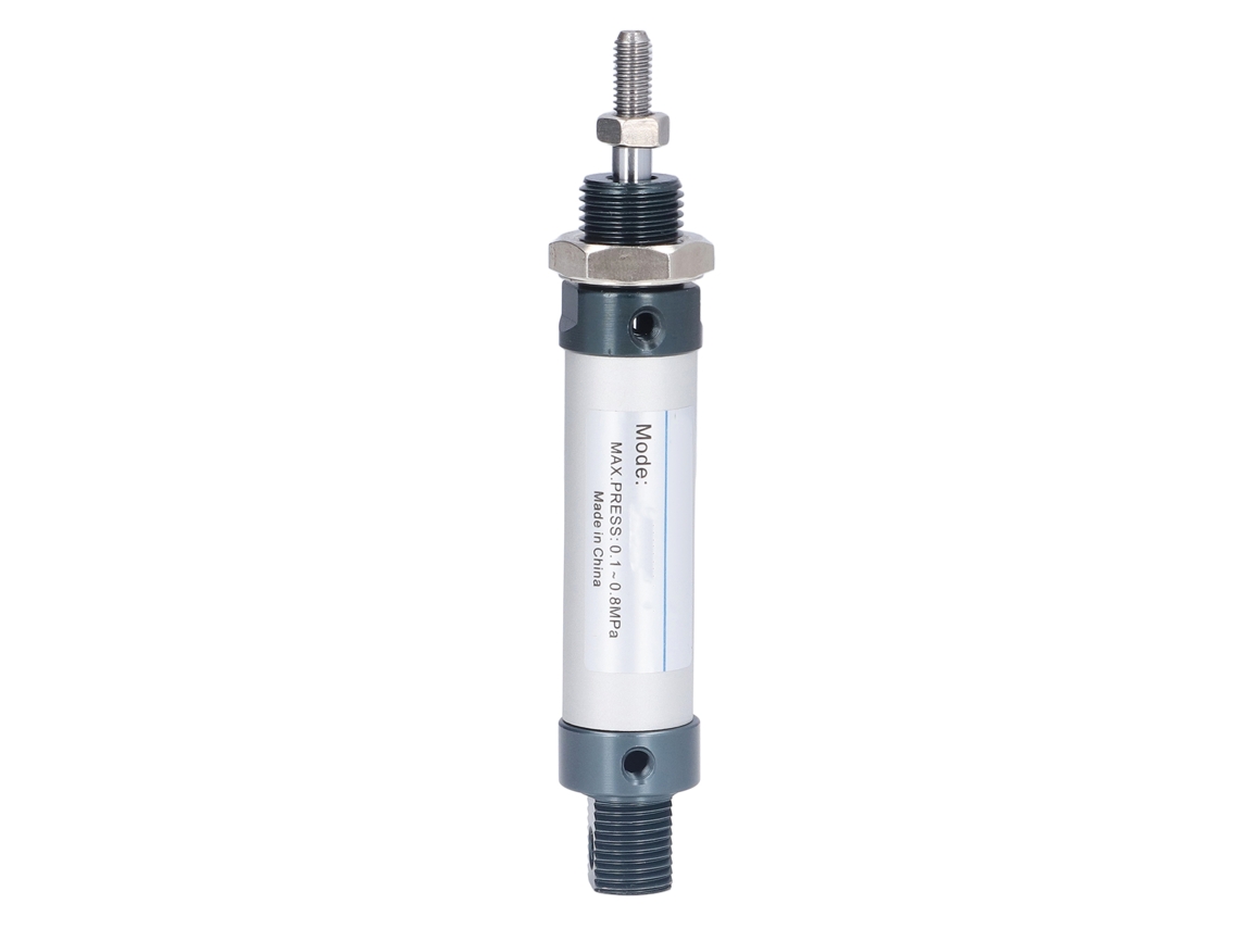 Cilindro pneumático mini de liga de alumínio de dupla ação 16mm Mal16x75 0,1-0,8mpa 30-800mm/s