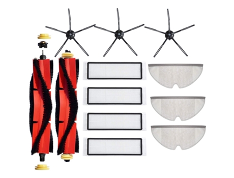 Paquete de 12 piezas de repuesto compatibles con Xiaomi Roborock Mijia Xiaowa S5 S5 Max S6 S60 S65 S50 S55 E25 E35