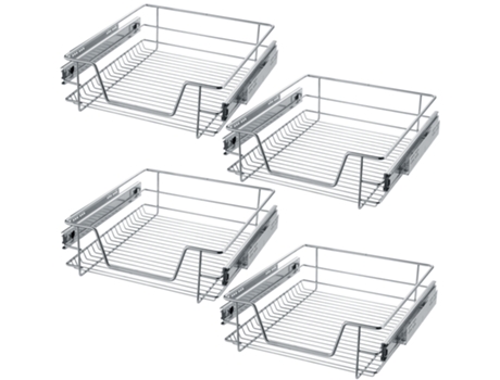 4 Cajones Telescópicos para Cocina Y Dormitorio