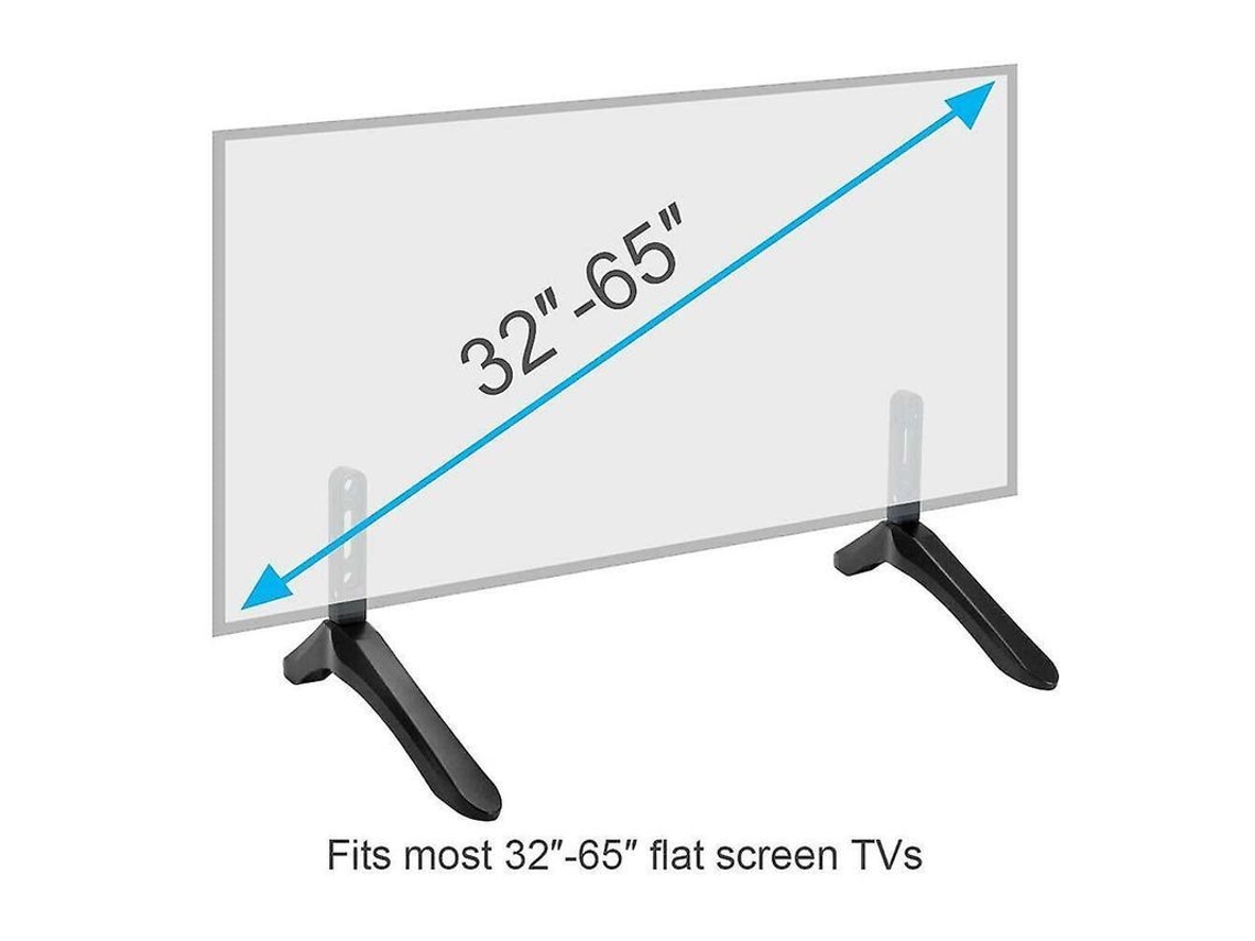 Base Para Soporte De Tv Xvg Para Mesa O Cajonera Con Fácil Instalación Y Soporte De Hasta 35 Kg.